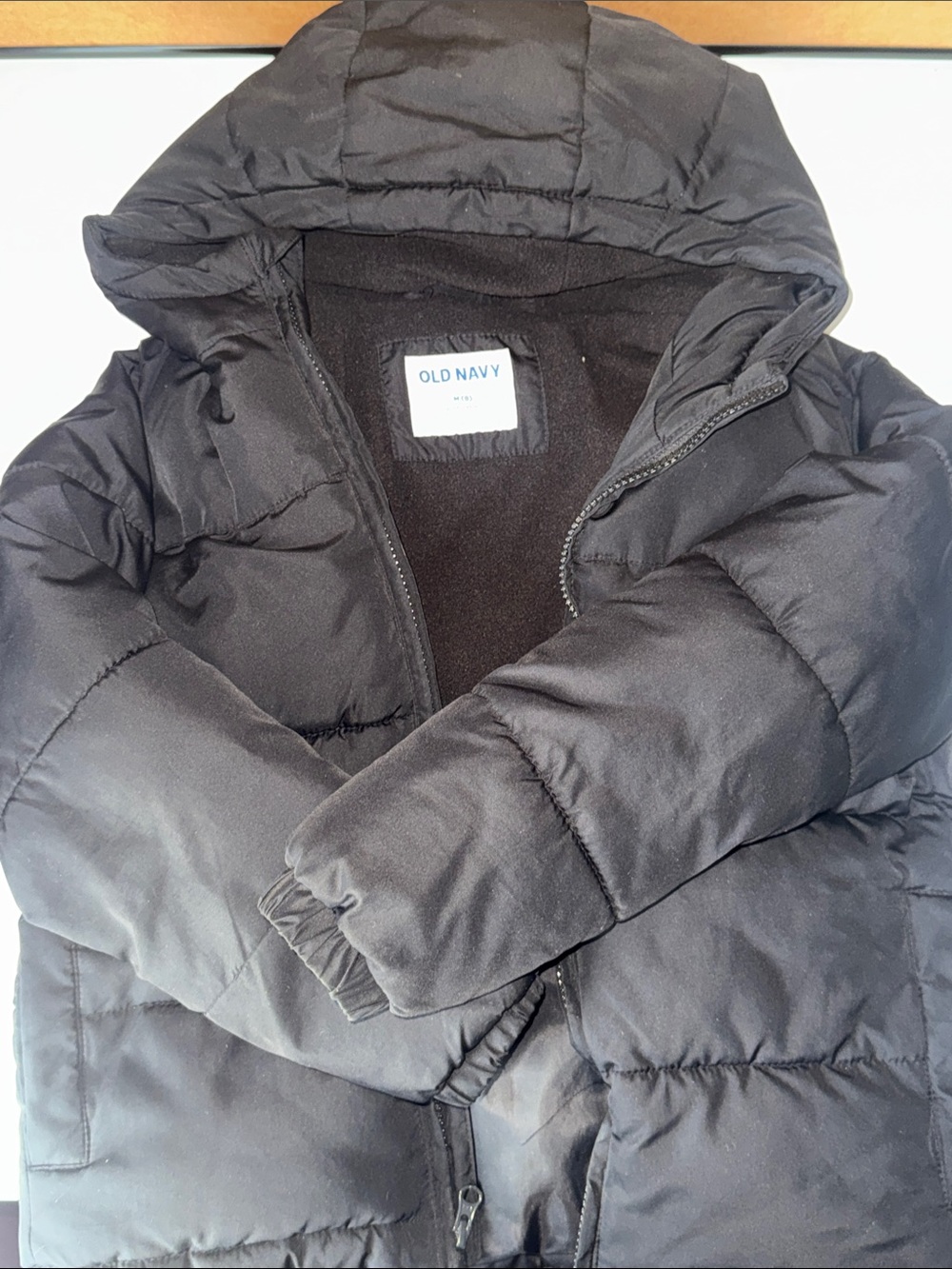 Old Navy Black Kids Hooded Puffer Coat